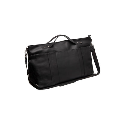 Leder Reisetasche Schwarz Mark 