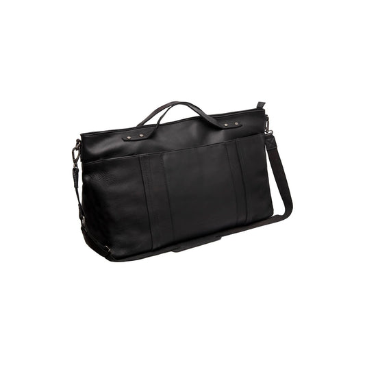 Leder Reisetasche Schwarz Mark 