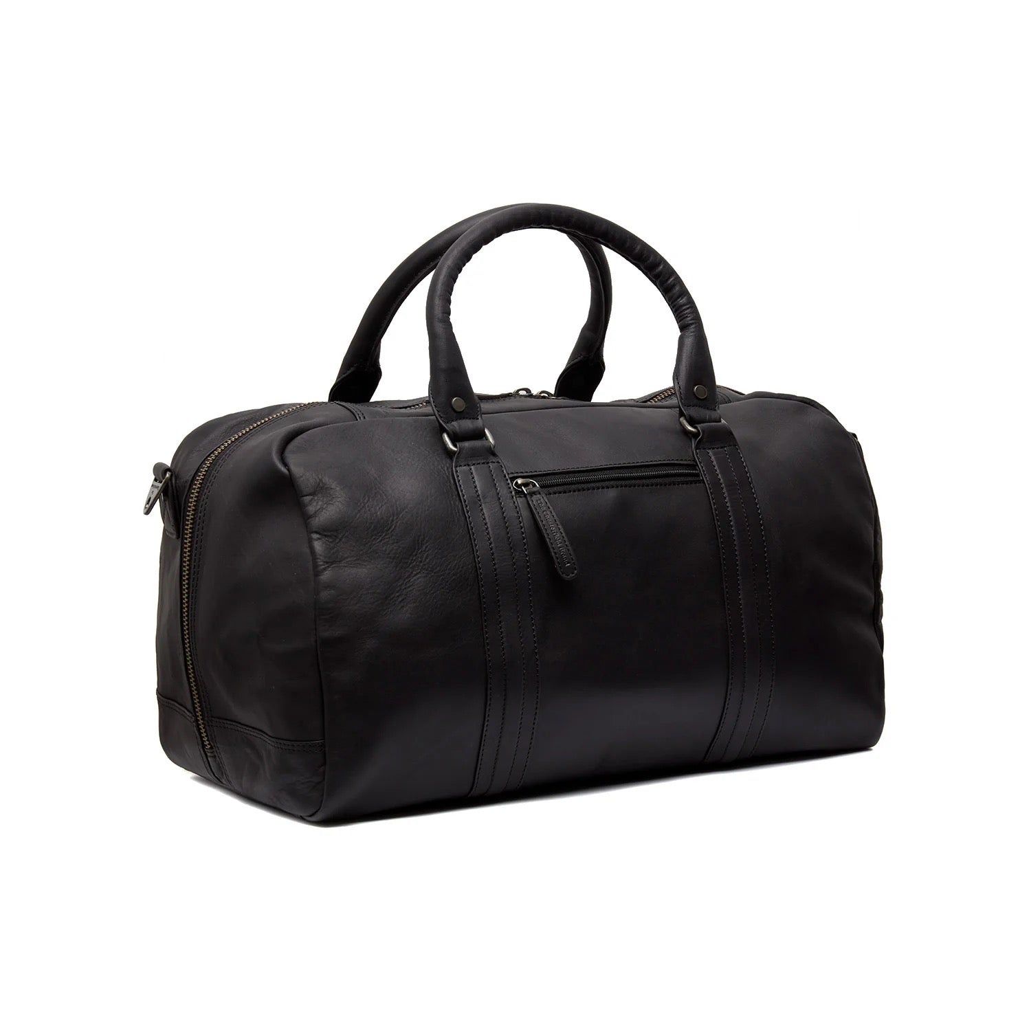 Leder Reisetasche Schwarz Perth