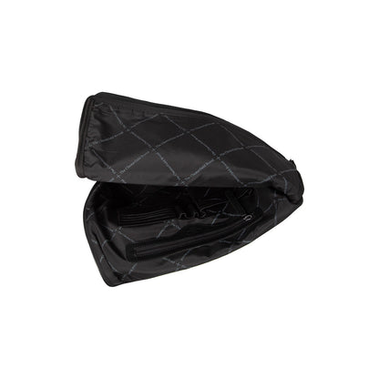 Leder Rucksack Trondheim schwarz