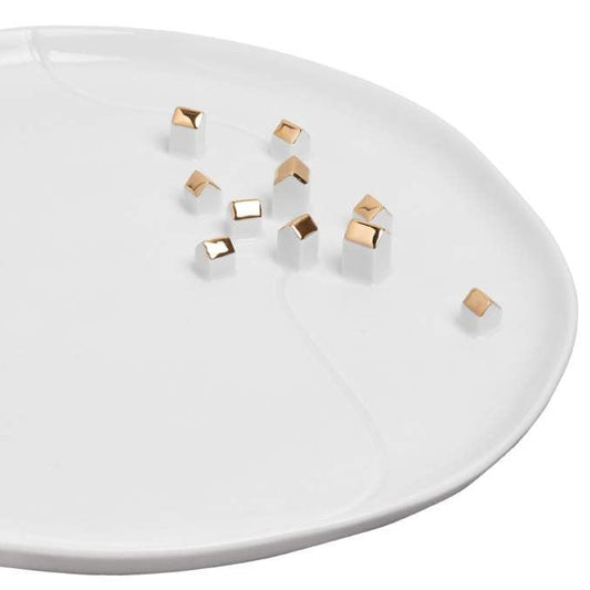 PORZELLANGESCHICHTEN. TELLER "DORF"