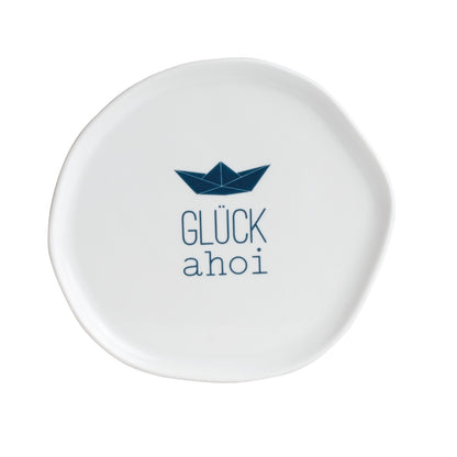 Räder MEERESRAUSCHEN. Teller Glück ahoi