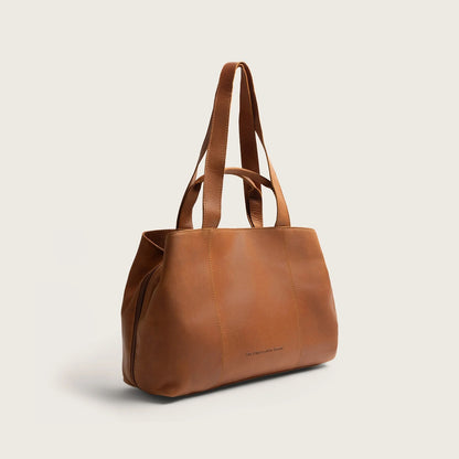 The Chesterfield Brand Gail Ledershopper in Cognac aus Wax Pull Up Leder