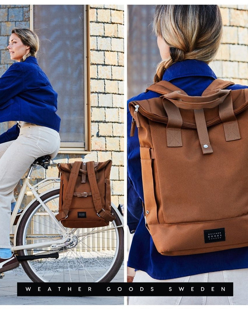 City Bike Pack V3 am Fahrrad und als Rucksack HOLE-X