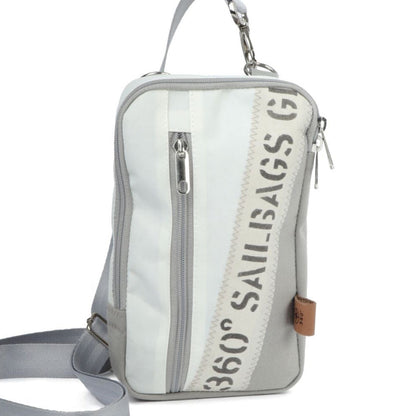 Hip bag "Nautik" mit "360° SAILBAGS GER" Stencil Aufdruck