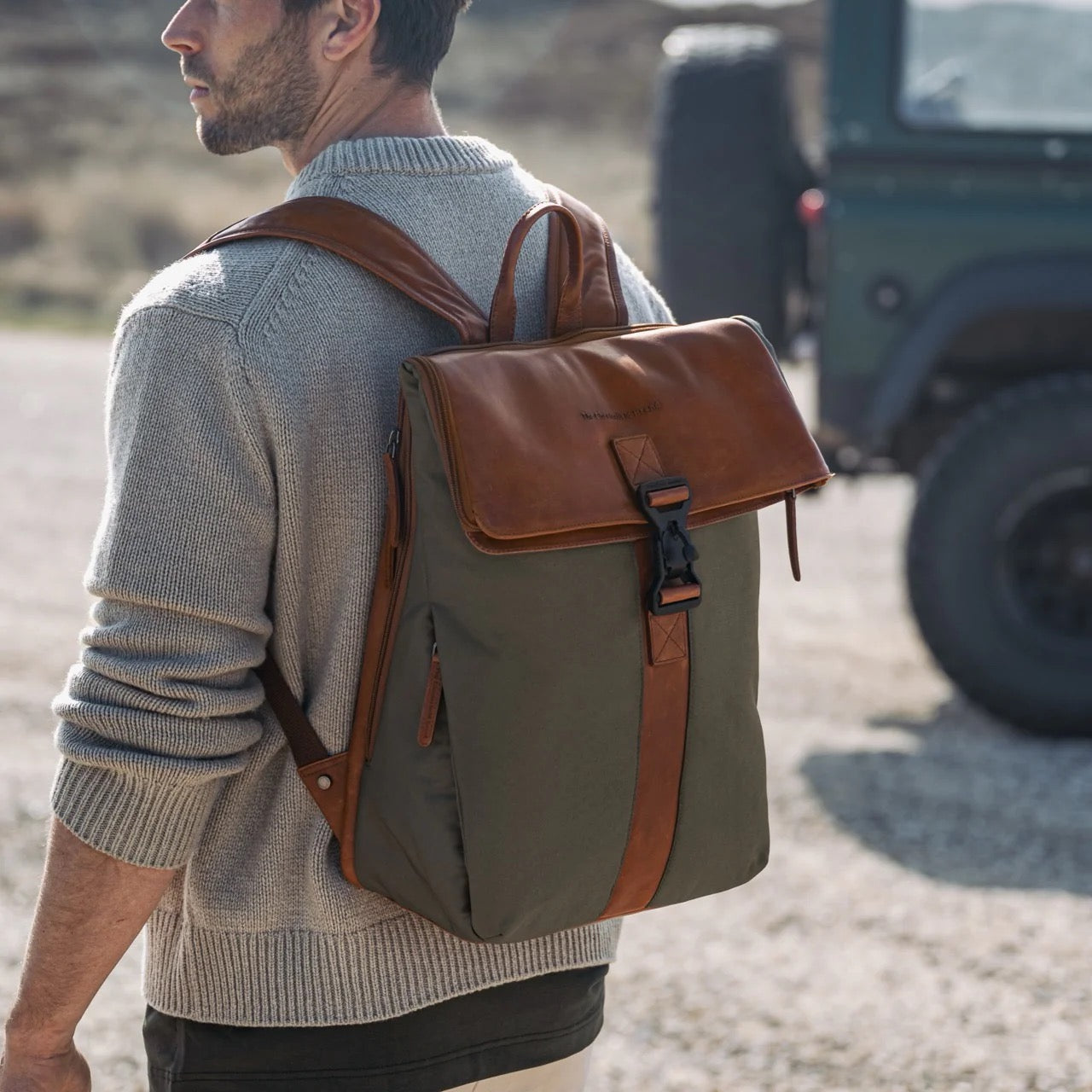 Leder Rucksack Trondheim