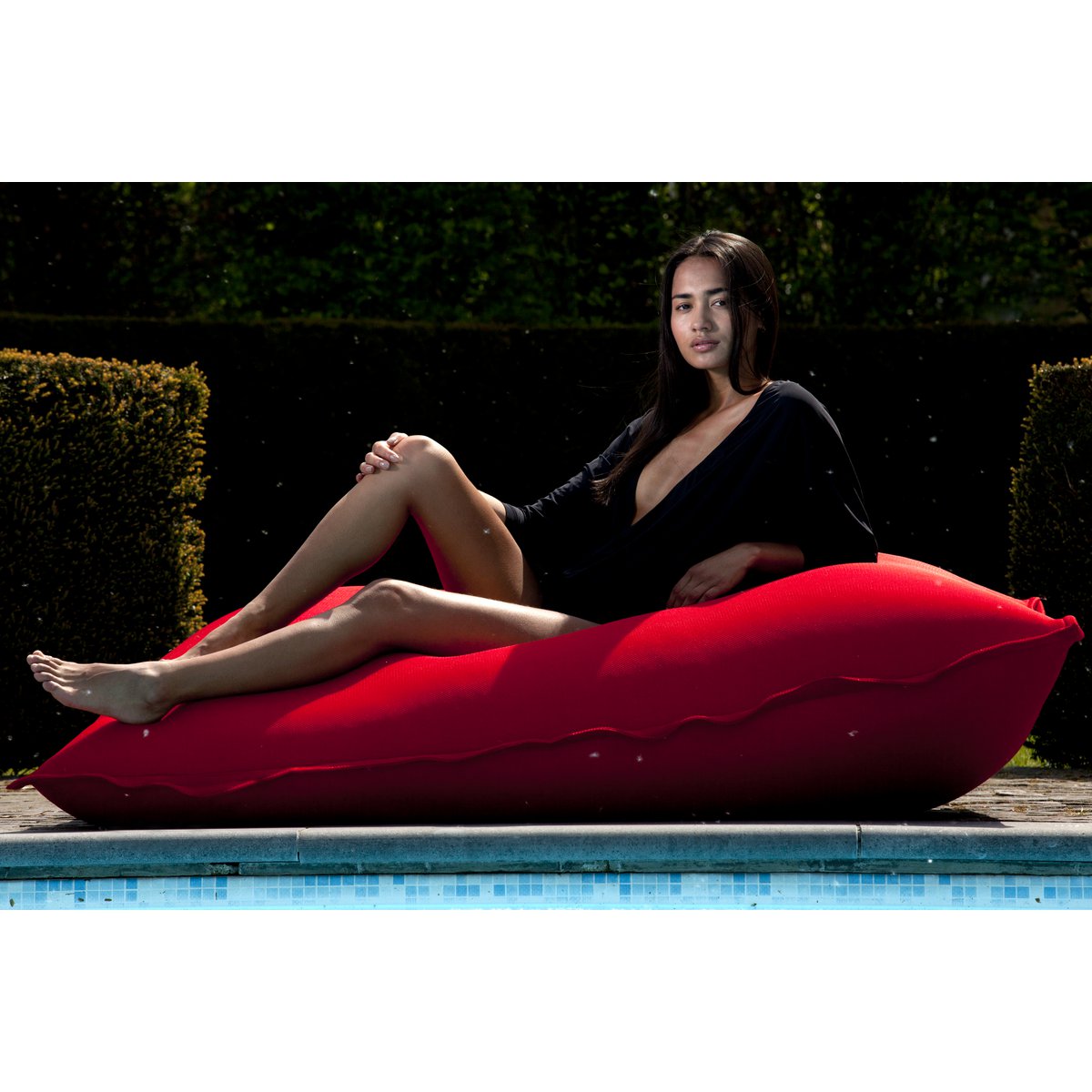 FLOAT SITZSACK SCHWIMMBAD - rouge - HOLE-X-WORLD