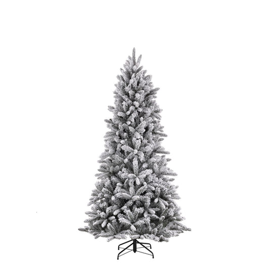 Snowdon Künstlicher Weihnachtsbaum – H185 x Ø117 cm – Grün gefrostet - HOLE-X-WORLD