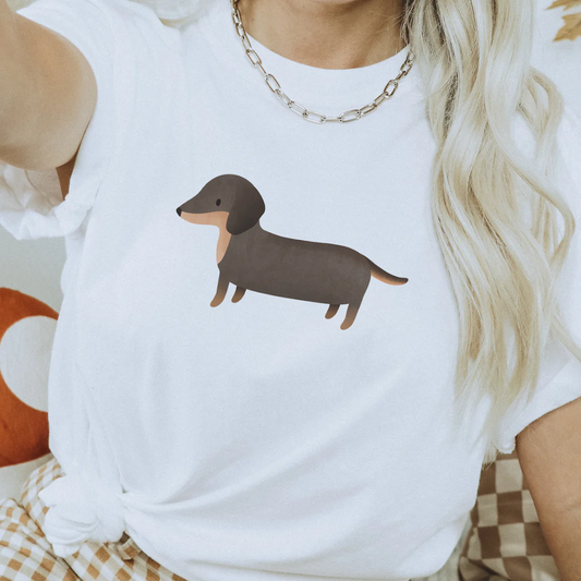 Tilda and Theo - T-Shirt Dackel Hunde Hunderassen - BIOBAUMWOLLE Geschenkidee Dogmom Shirt