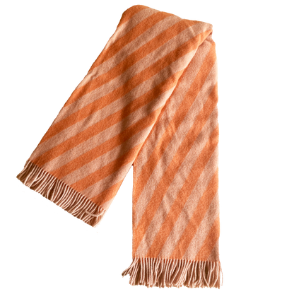 Filip Decke Melon Weiche, leichte Decke aus reiner norwegischer Wolle - HOLE-X-WORLD