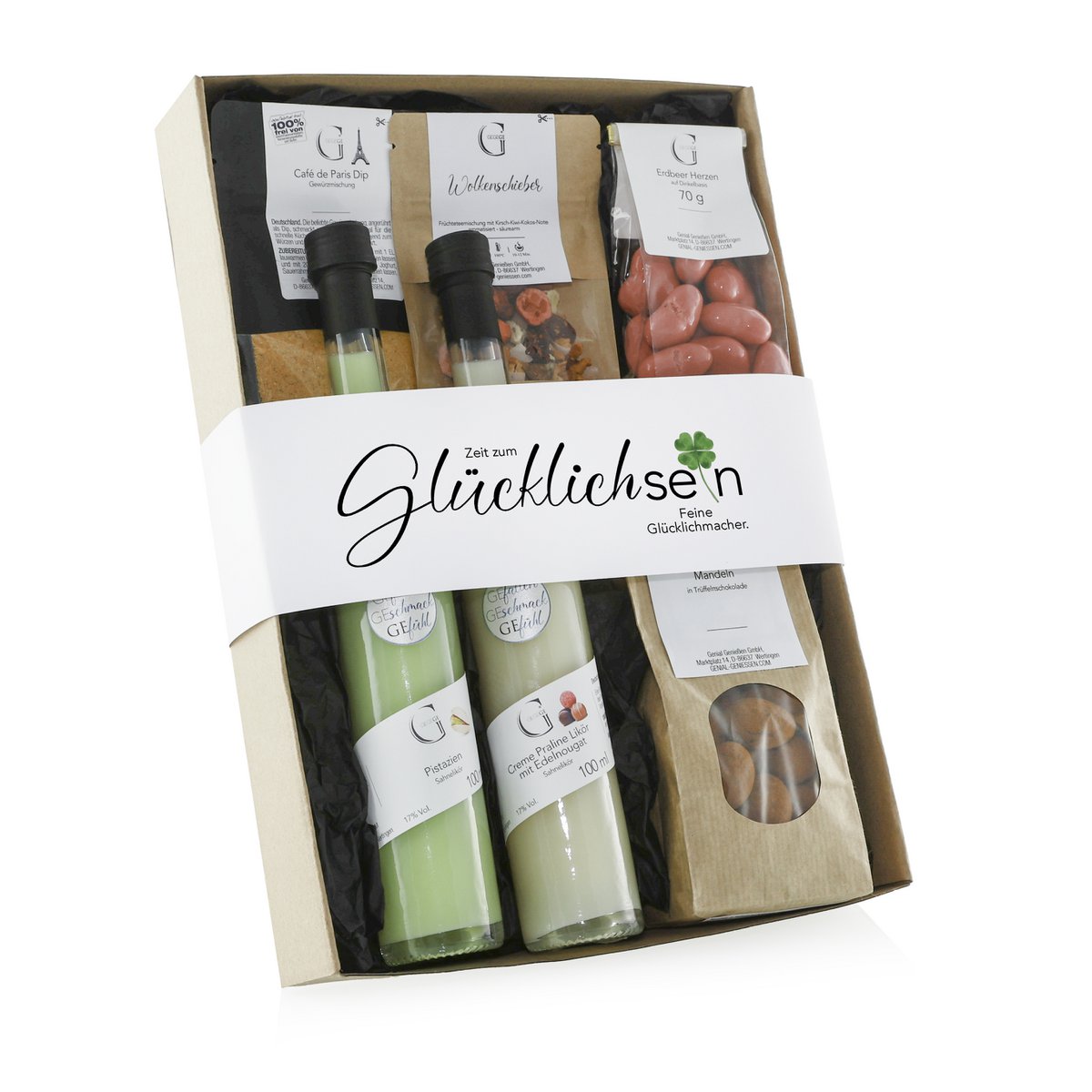 "Zeit zum glücklich sein (M)" - Geschenkset