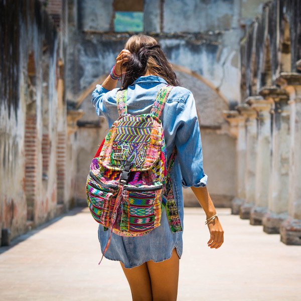 Rucksack im Ethno-Stil | Ikat