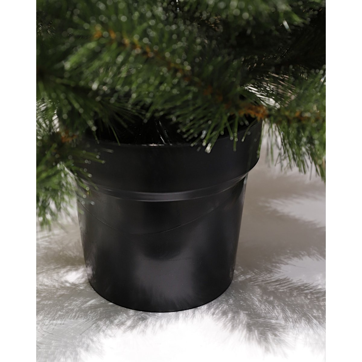 Glendon Künstlicher Weihnachtsbaum im Topf – H90 x Ø51 cm – Grün