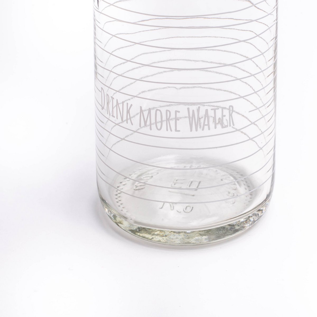 CARRY Bottle WATER IS LIFE 1,0 l Glasflasche - Trinkflasche Wasser ist Leben