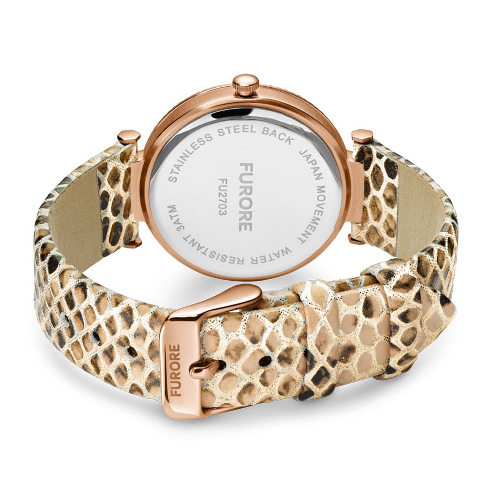 Eleganza Uhr Rosegold Farbe