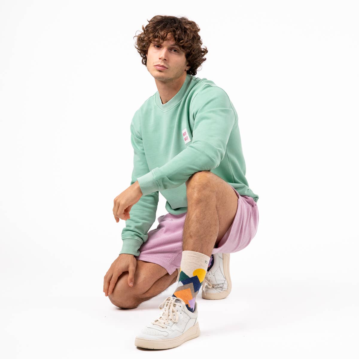 BILLYBELT Unisex-Sweatshirt Wassergrün –  sportlicher Mnn mit Billybelt Sweatshirt