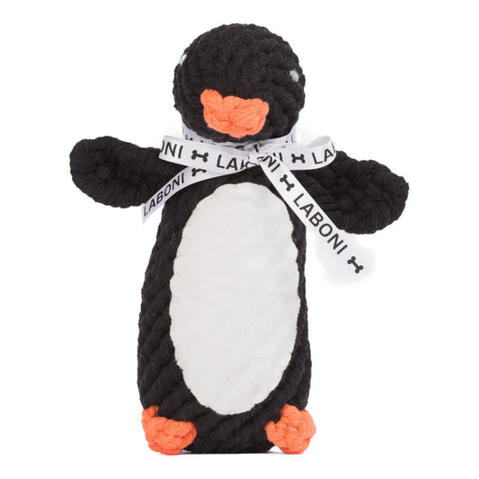 Poldi Pinguin Rope Toy - Dog Black 13x8x20 cm