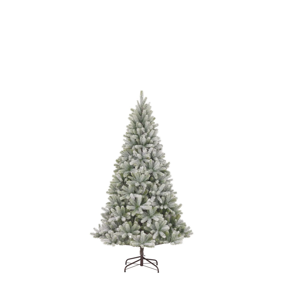 Nagoya Künstlicher Weihnachtsbaum – H150 x Ø91 cm – Grün gefrostet - HOLE-X-WORLD