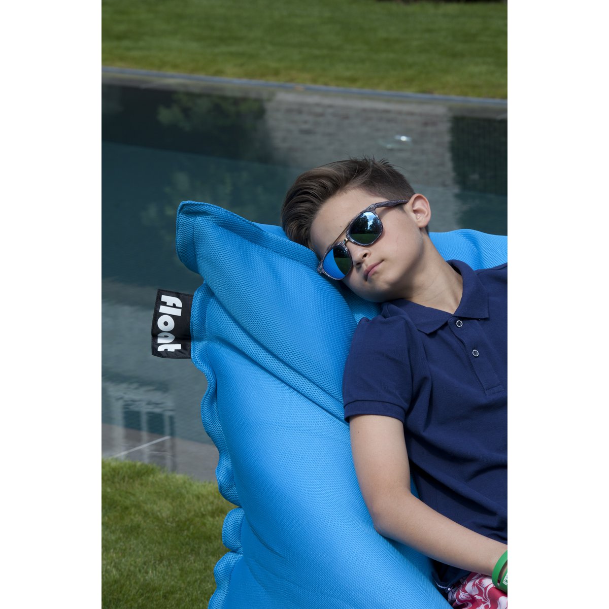 FLOAT BEAN BAG SCHWIMMBAD - türkis - HOLE-X-WORLD