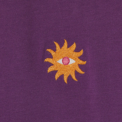 Damen T-Shirt Bio-Baumwolle Violett Größe L – BILLYBELT