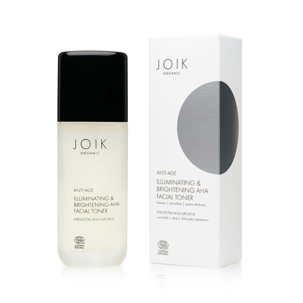 JOIK Organic Vegan Illuminating & Brightening AHA Facial Toner 100 ml