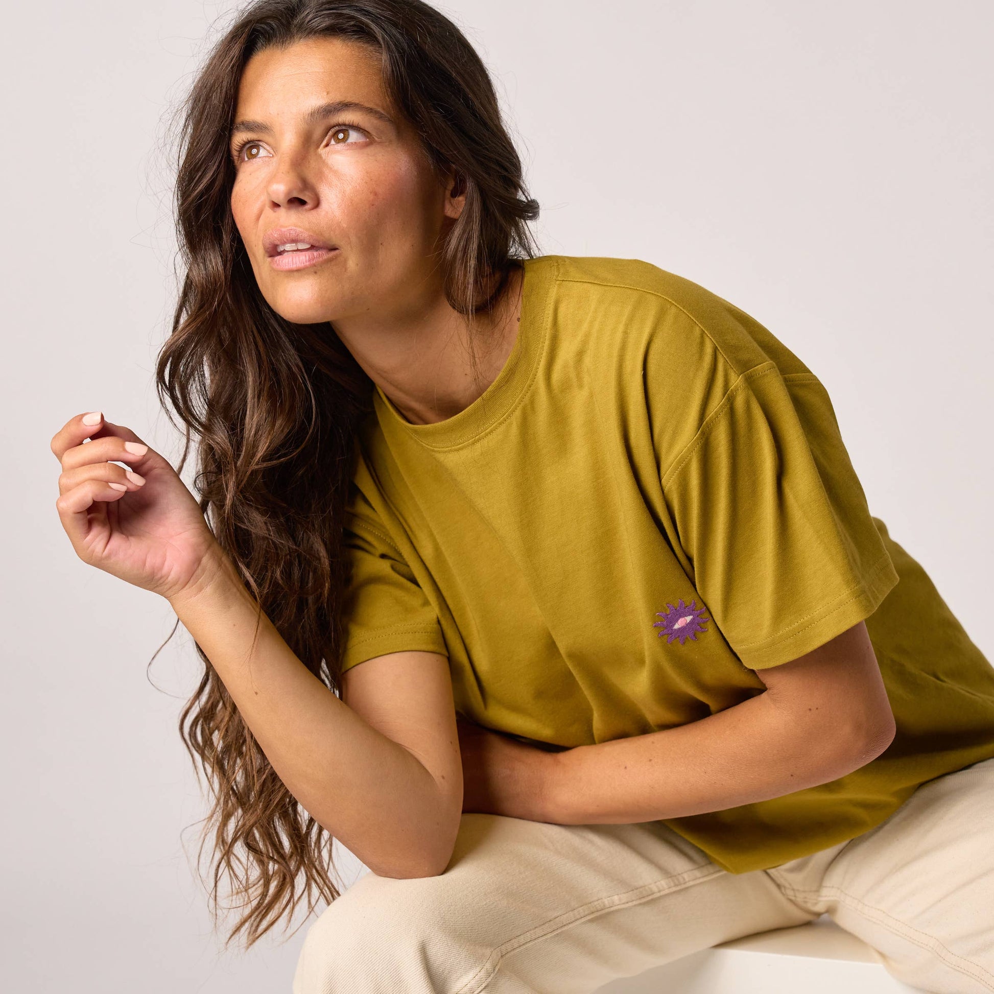 Damen T-Shirt Bio-Baumwolle Grün Größe M – BILLYBELT