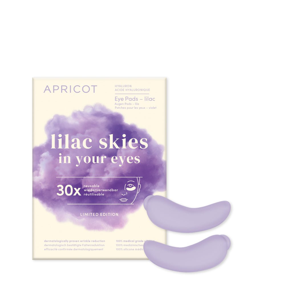 Limited Edition – APRICOT Augenpads Hyaluron – „Fliederhimmel in Ihren Augen“ – 30 Behandlungen - HOLE-X-WORLD