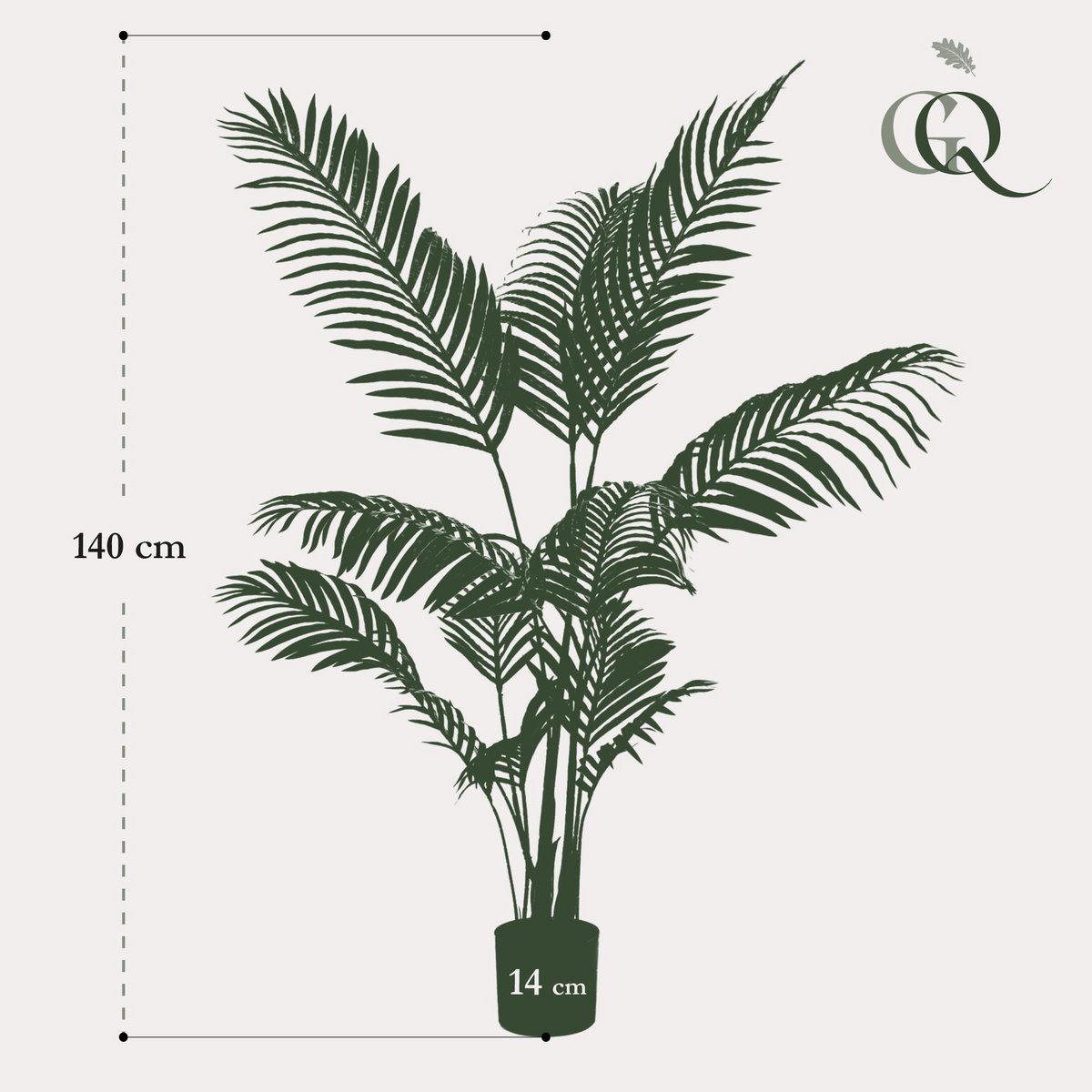 Künstliche Pflanze - Howea Forsteriana - 140 cm