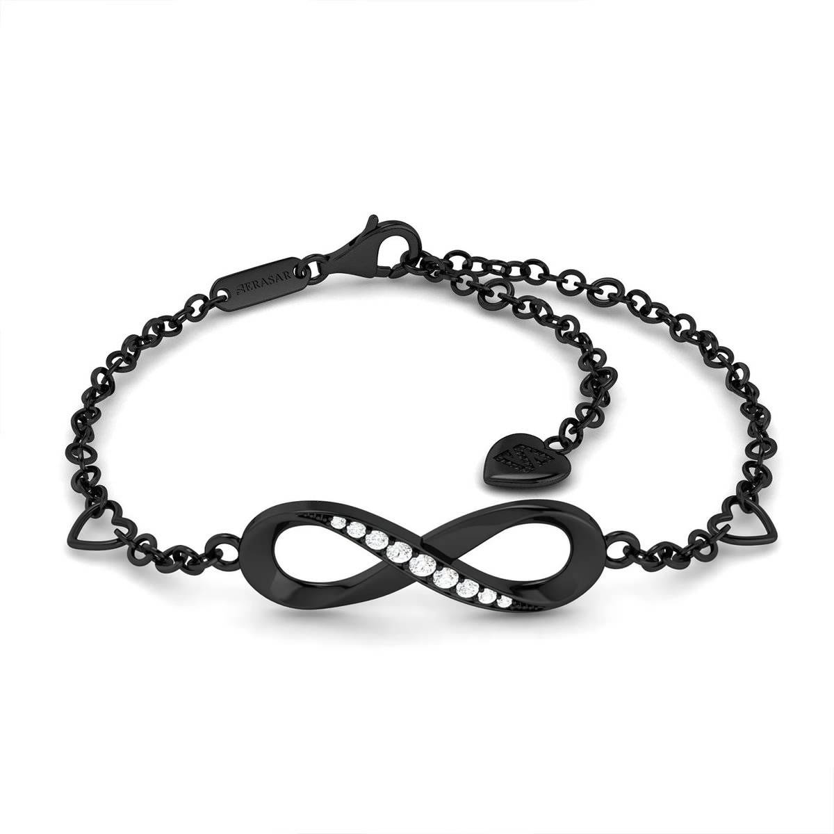 Armband "Infinity" - außergewöhnlich filigranes Design und elegante Unendlichkeitsschleife - ein echter Hingucker - SILBER