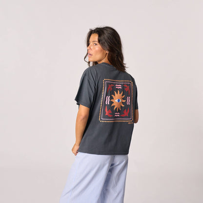 Damen T-Shirt Bio-Baumwolle Schwarz Größe S – BILLYBELT