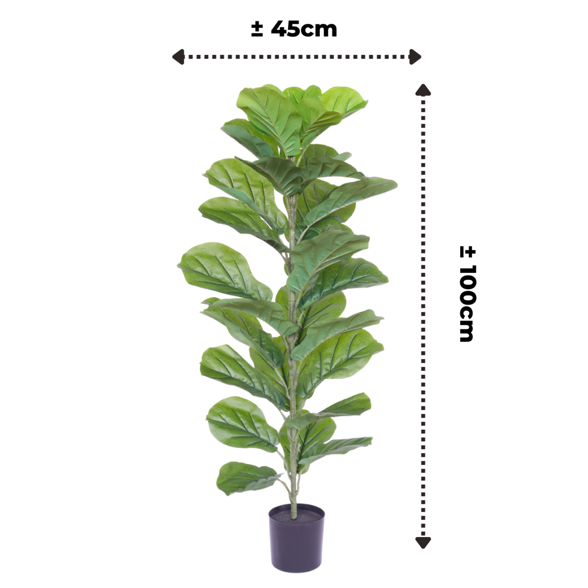 Ficus Kunstpflanze 100cm