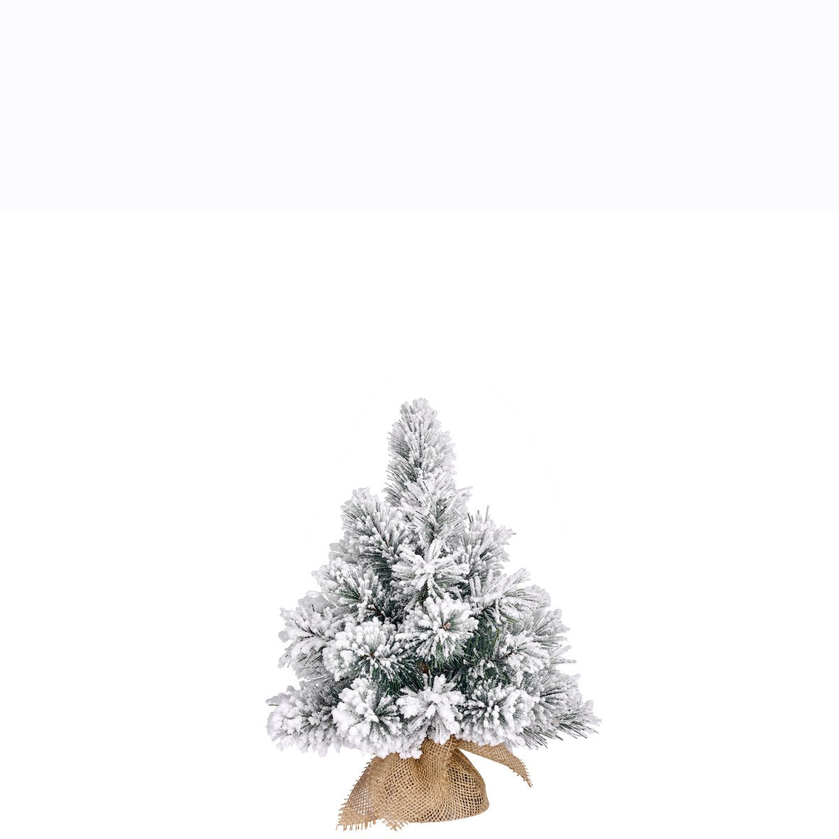 Dinsmore Künstlicher Weihnachtsbaum aus Jute – H60 x Ø50 cm – Frosted Green