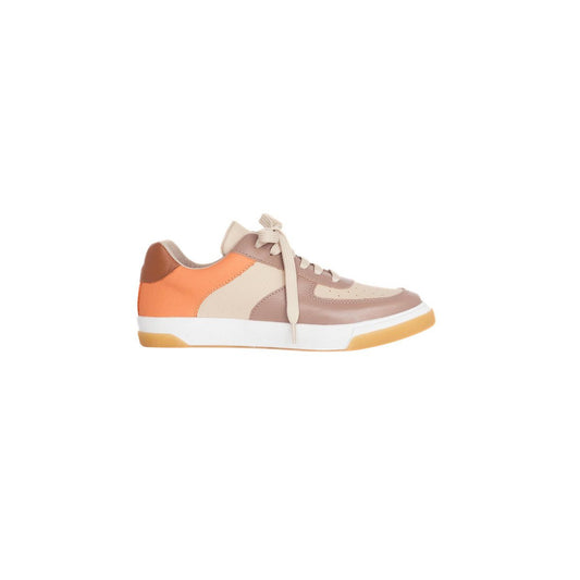 Damen-Sneakers Leder Beige - Andira