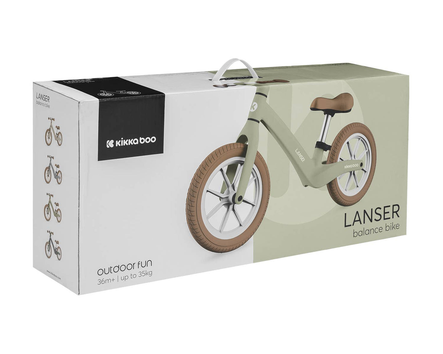 Balance-Bike Lanser für Kinder von 3 bis 6 Jahren: Armee-Grün