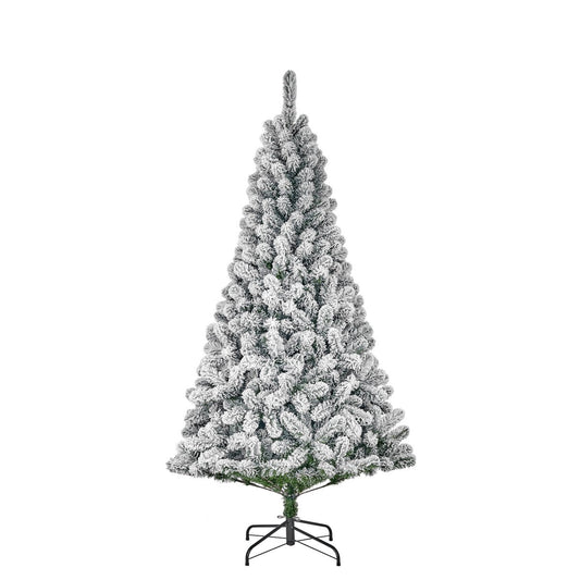 Millington Künstlicher Weihnachtsbaum – H230 x Ø127 cm – Grün gefrostet - HOLE-X-WORLD