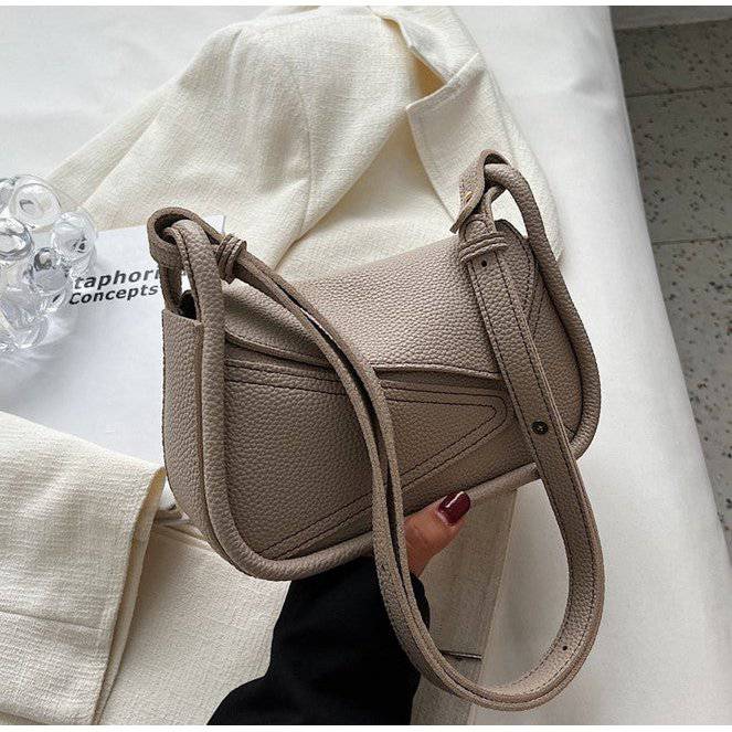 AnBeck `The Classic Beauty‘ kleine Handtasche - in beige und braun - Must-Have für jede Garderobe! - HOLE-X-WORLD