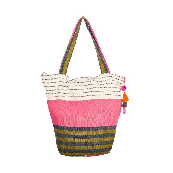 SALSA-TASCHE | POMPOM-TASCHE | ROSA