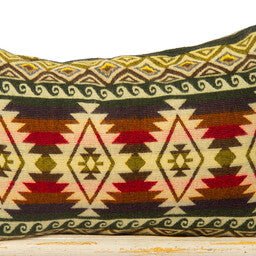 Kissen Native 40x60cm – Cayambe Green – inklusive Entenfeder-Innenkissen