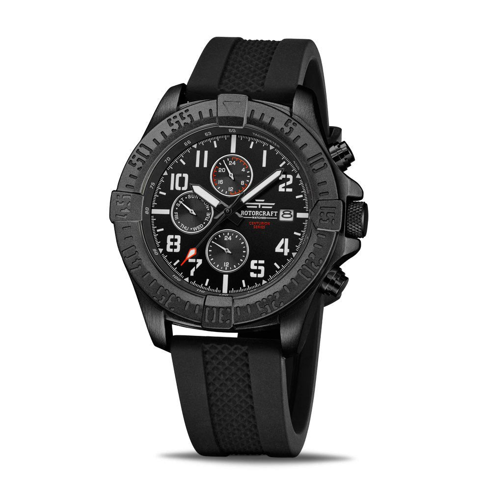 ROTORCRAFT UHR® Centurion RC1102 Dualzeit - HOLE-X-WORLD