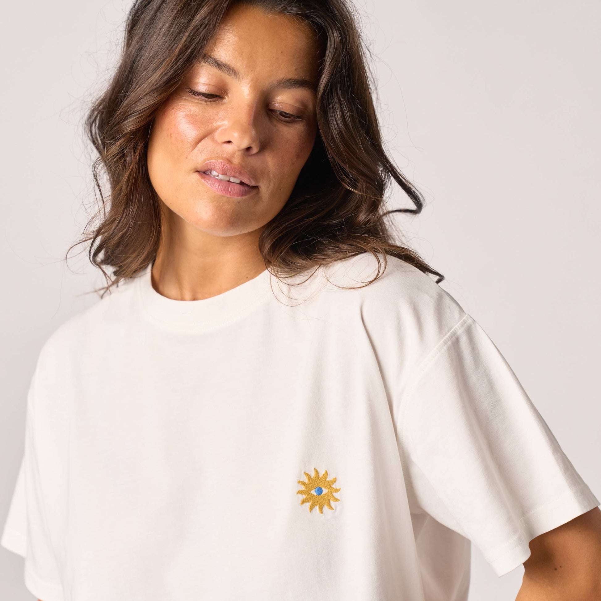 Damen T-Shirt Bio-Baumwolle Weiß Größe M – BILLYBELT