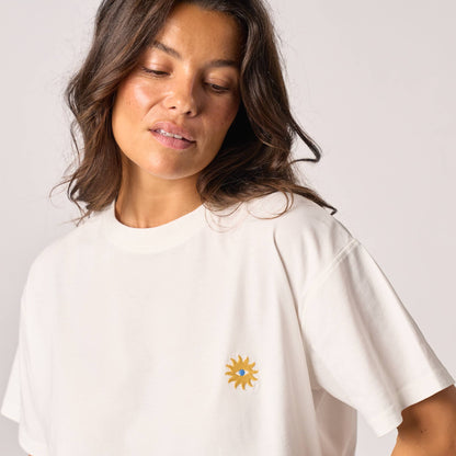 Damen T-Shirt Bio-Baumwolle Weiß Größe M – BILLYBELT