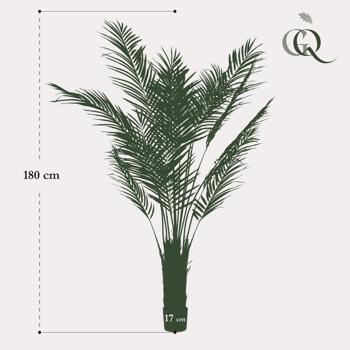 Künstliche Pflanze - Areca Lutescens - Goldene Palme - 180 cm