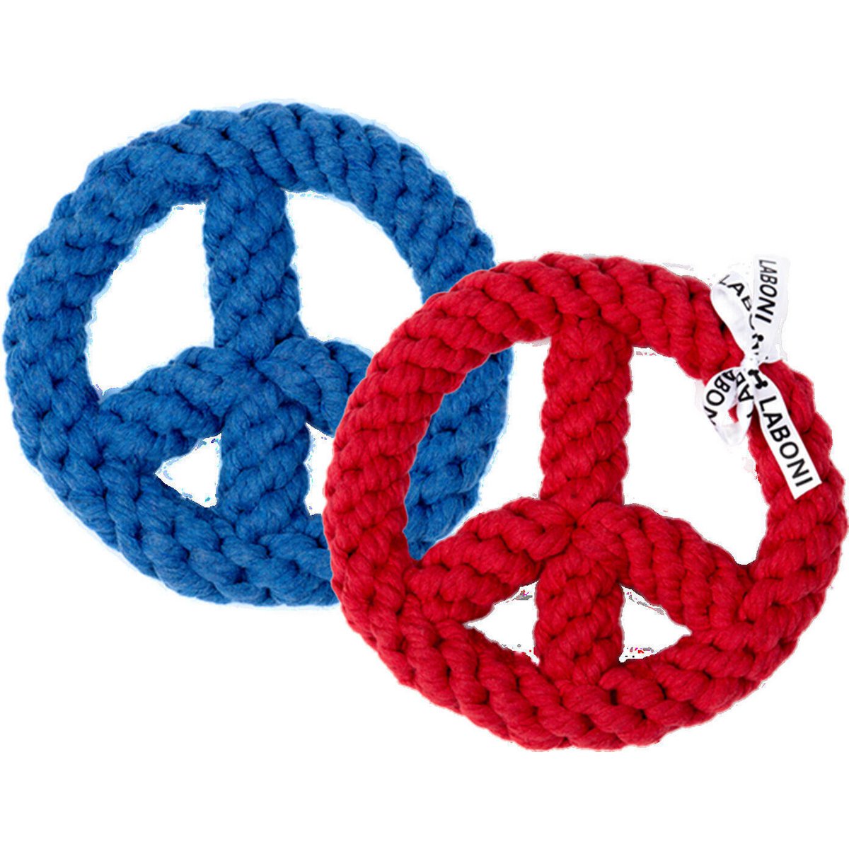 Paulchen Peace Rope Toy - Dog Blue 17x17x3 cm