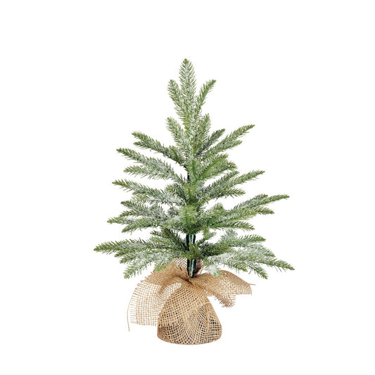 Brewer Künstlicher Weihnachtsbaum aus Jute – H45 x Ø36 cm – Frosted Green