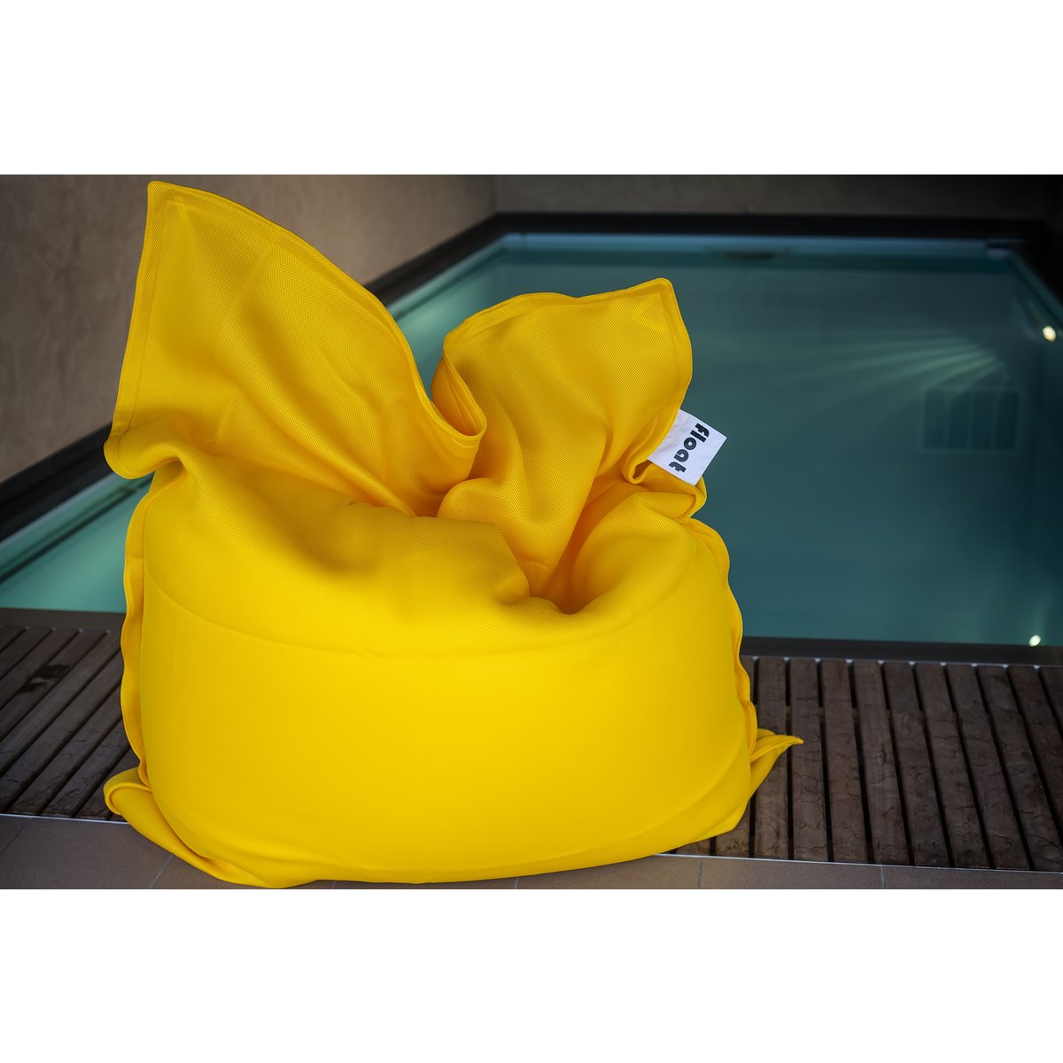 FLOAT BEAN BAG SCHWIMMBAD - gelb - HOLE-X-WORLD