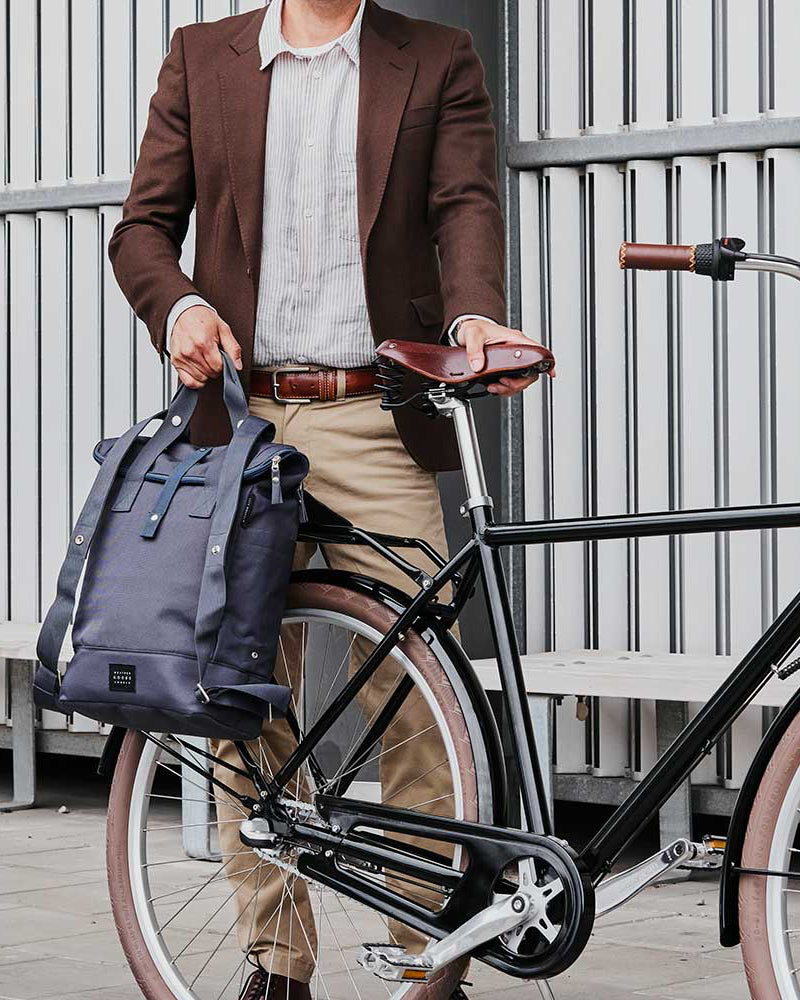 Weathergoods Sweden CITY BIKEPACK BLAU - HOLE-X