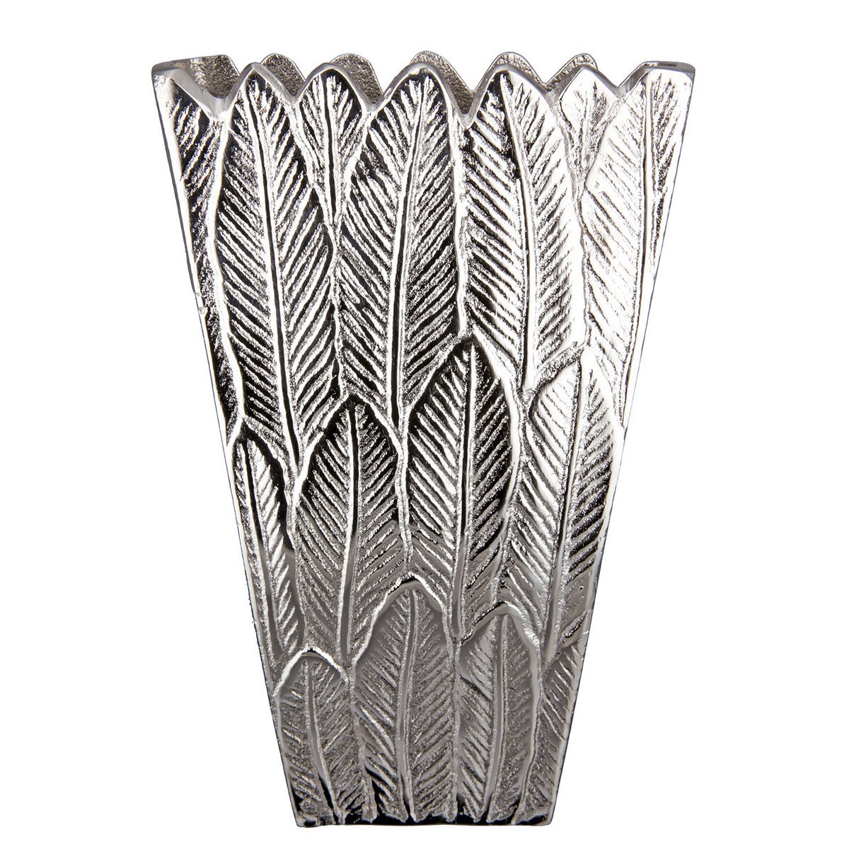 Vase, Blumenvase, Dekoration FEDER aus ALUMINIUM