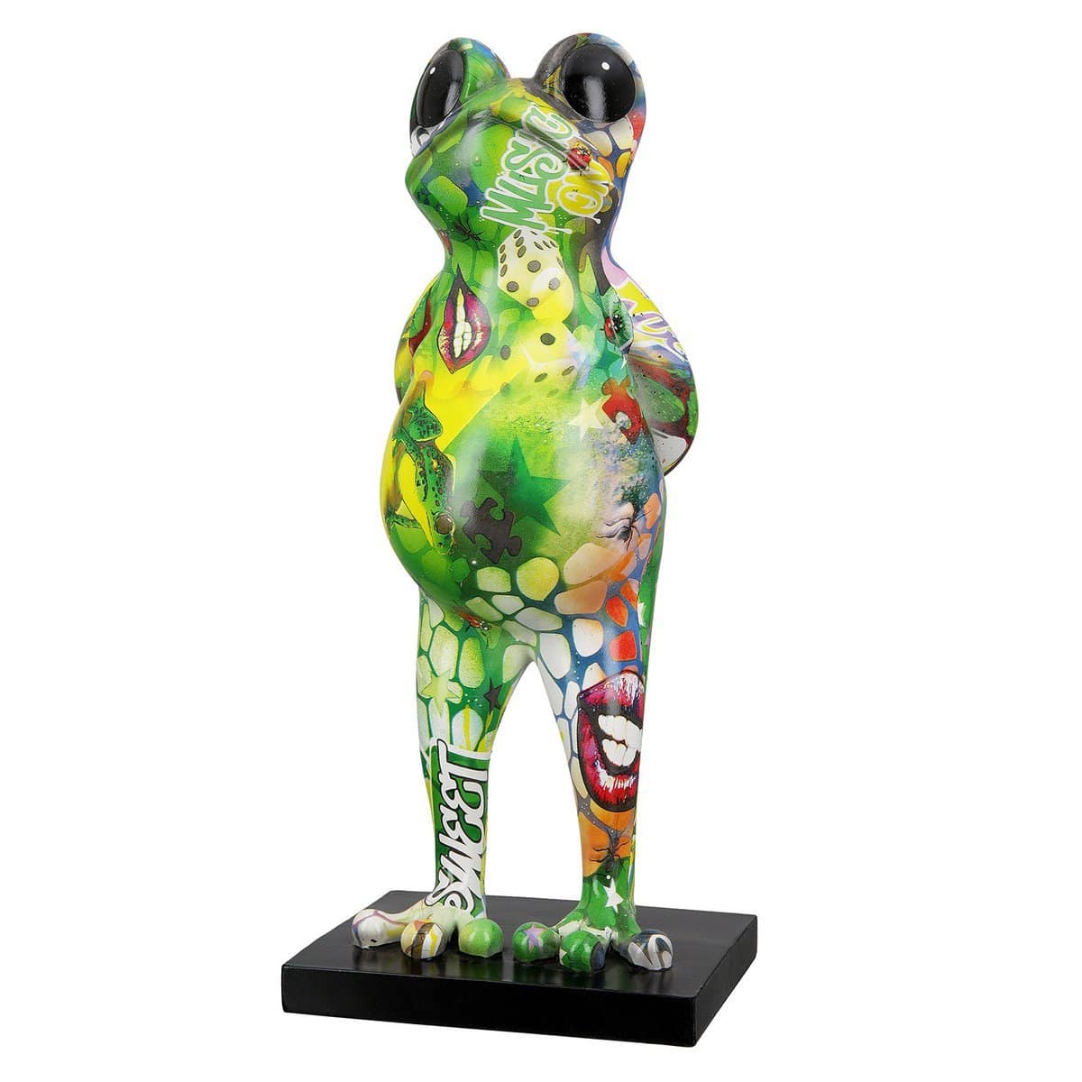 Skulptur, Figur, Street Art FROSCH aus Poly - HOLE-X-WORLD