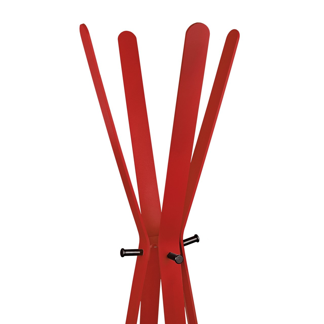 Gorillz Modi - Standing coat rack - Industrial design - 8 hooks - Red