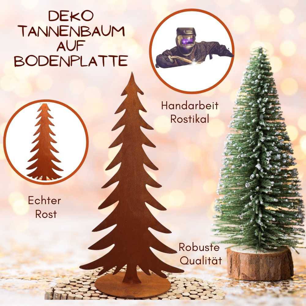 Weihnachten | Rost Deko Tannenbaum | verschiedene Varianten | Weihnachtsdeko Tanne - HOLE-X-WORLD